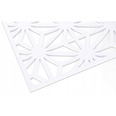 Białe panele ażurowe  60x60 A03
