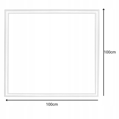 Ramka na Fototapetę Listwa na Ścianę Biała Sztukateria 100x100cm DP1 Mini