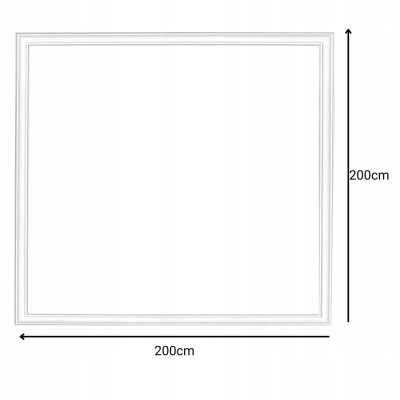 Ramka Ścienna Fototapeta Sztukateria Biała Listwa Ścienna DP1 Mini 200x200