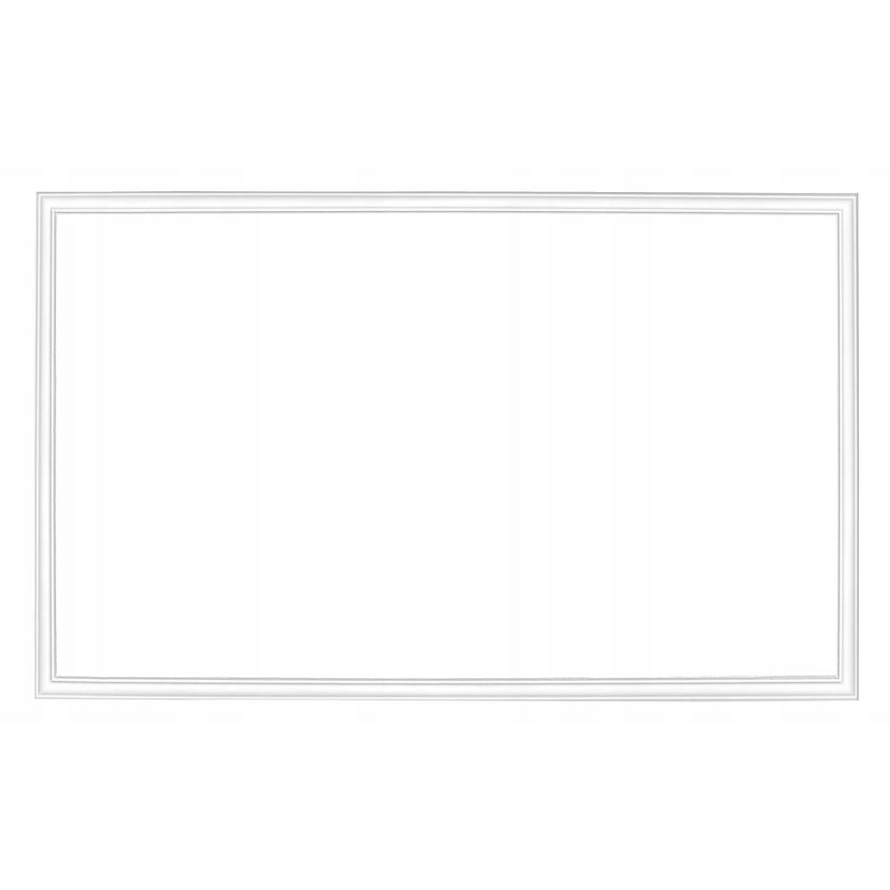 Listwa na Ścianę Ścienna Twardy Biały Materiał Ramka DP1 Mini 200x400cm