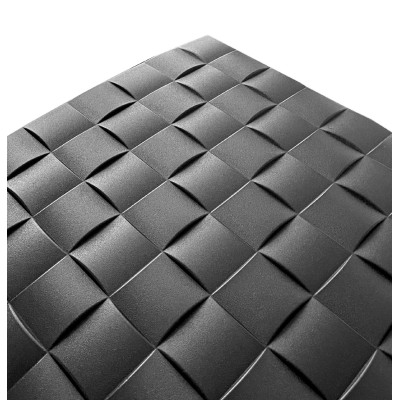 PANELE DEKORACYJNE ŚCIENNE SUFITOWE 50x50 CZARNA KOSTKA DEKORACJA 16CZ