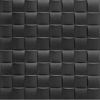 PANELE DEKORACYJNE ŚCIENNE SUFITOWE 50x50 CZARNA KOSTKA DEKORACJA 16CZ