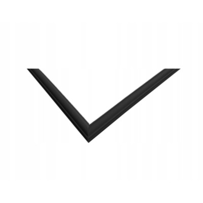 Listwa Ścienna Sufitowa Czarna DP1