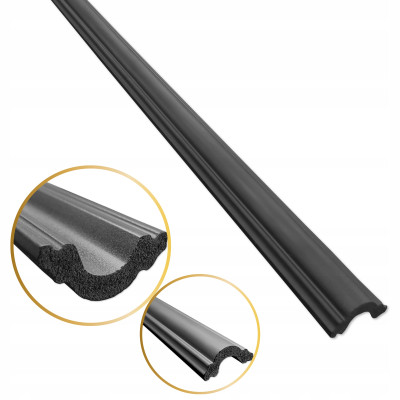 Listwa Ścienna Sufitowa Czarna DP1