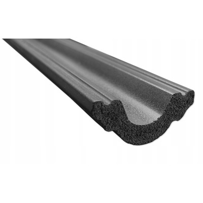 Listwa Ścienna Sufitowa Czarna DP1