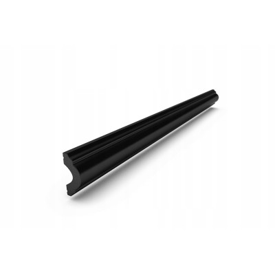 Listwa Ścienna Sufitowa Czarna DP1