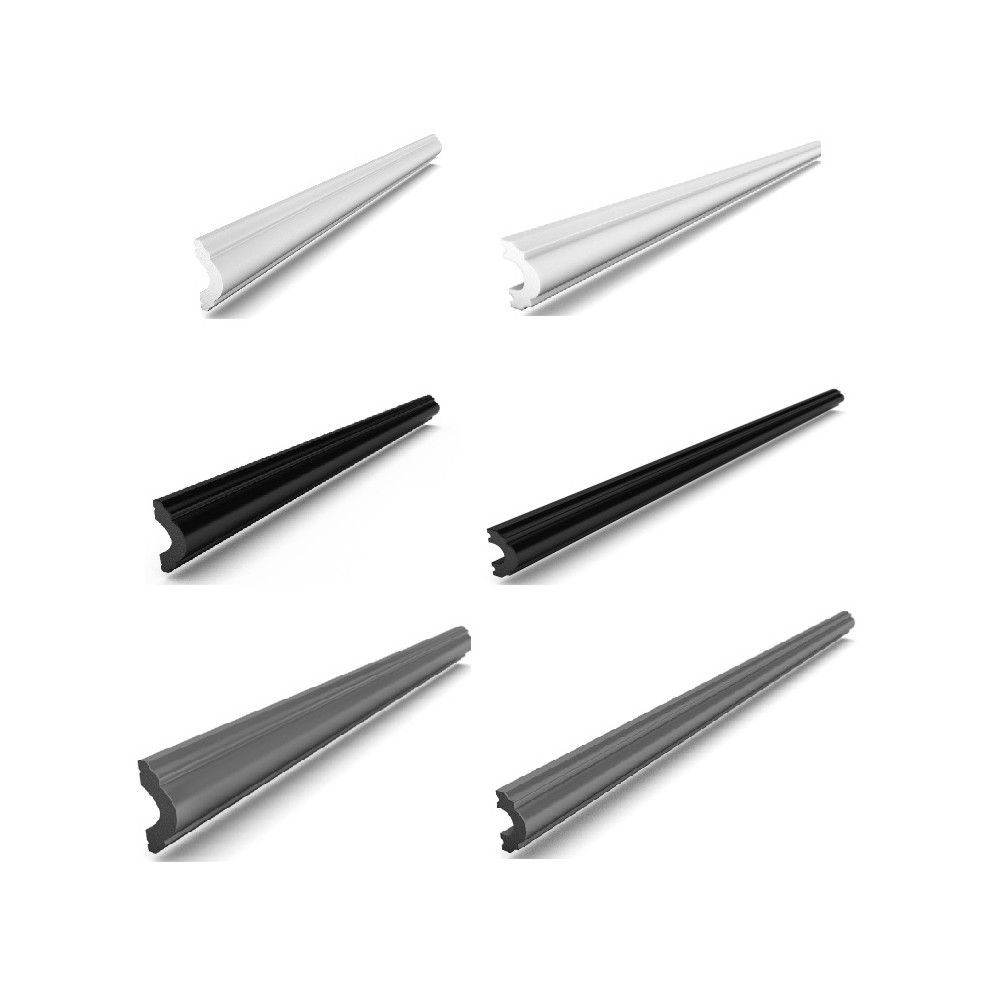 Próbki listew ściennych sztukateryjnych