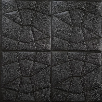 II GATUNEK Samoprzylepny Panel Ścienny Diament Czarny