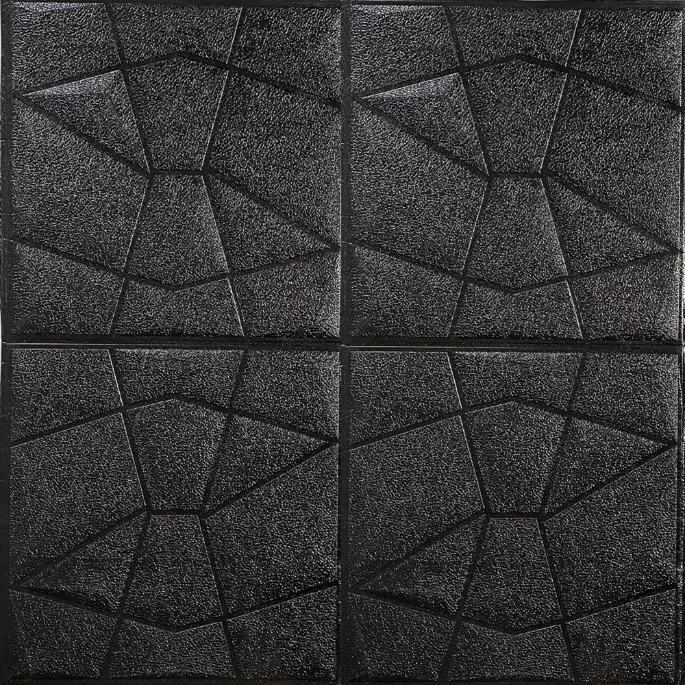 II GATUNEK Samoprzylepny Panel Ścienny Diament Czarny